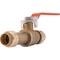 Sharkbite SharkBite 1/2 in. Brass Push Fit Slip Ball Valve Full Port Lever For Potable Water UR24735 - alternate 1